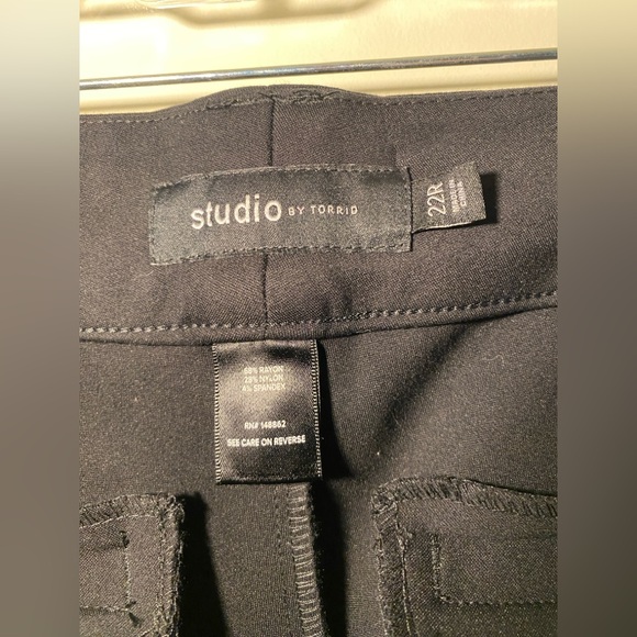 EUC - Studio Ponte High-Rise Trouser Boot-Cut Pants Size 22R - Picture 7 of 8